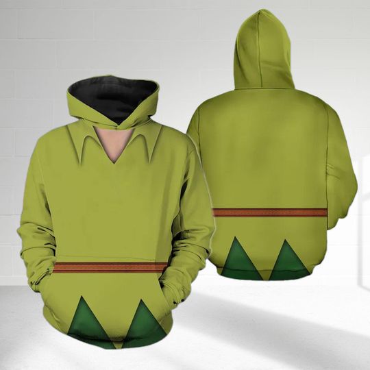 Peter Pan 3D Adult T-shirt Hoodie, Peter Pan MovieCosplay Costume Hoodie