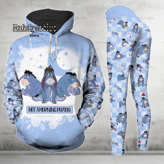 Disney Eeyore Hoodie And Leggings, Not A Morning Person