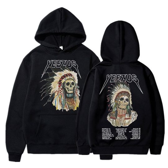 Kanye West Yeezus God Wants You Double Sided Hoodie