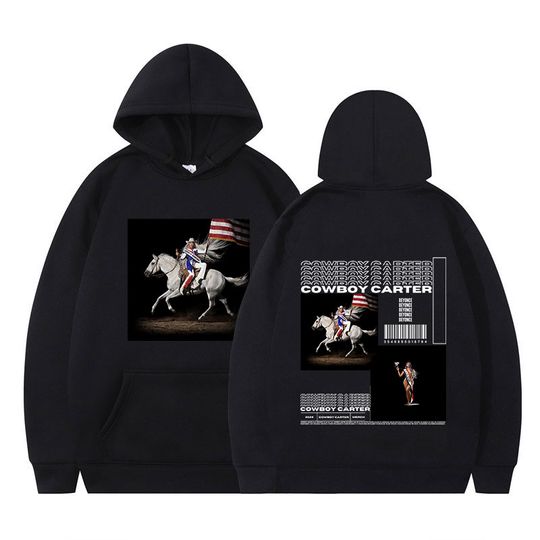 Discover 2024 Music Album Cowboy Carter Graphic Hoodies Men Women Clothes Fashion