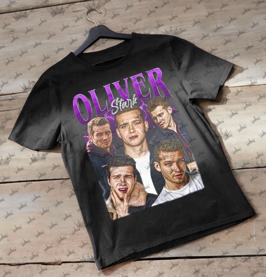 OLIVER STARK Vintage T-Shirt, Homage Retro 90s Graphic, Ideal Gift for TV Show / Movies Enthusiasts