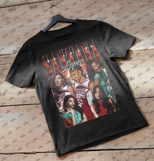 Discover Santana Lopez Vintage T-Shirt, Homage Retro 90s Graphic, Ideal Gift for TV Series and Movies Enthusiasts