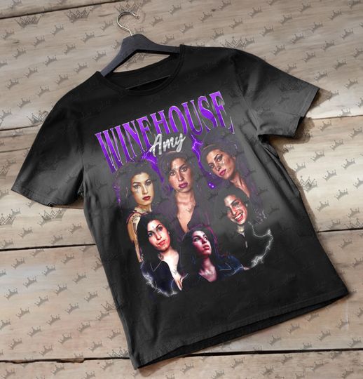 AMY WINEHOUSE Vintage T-Shirt, Homage Retro 90s Graphic, Ideal Gift for Music Enthusiasts