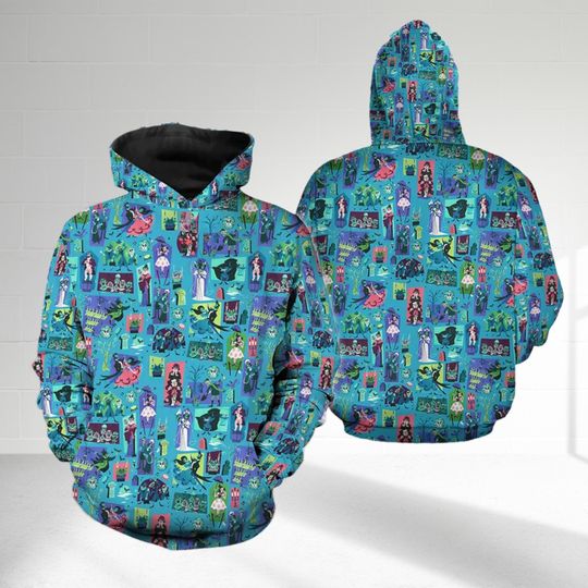 Haunted Mansion Halloween Sweatshirt, Haunted Mansion All Over Print Outfit
