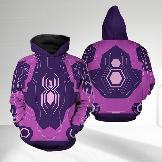 Spider Byte All Over Print Costume Sweatshirt, Margo Kess Cosplay Costume Outfit