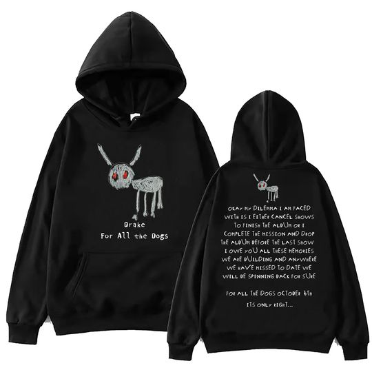 Discover For All The Dogs Drake 2024 Tour Hoodie