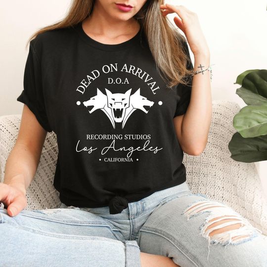 DOA Recording Shirt - Percy Jackson Tshirt - Dead on Arrival - Hades Underworld Shirt - Camp Half blood - Greek Gods - Demigod Bookish