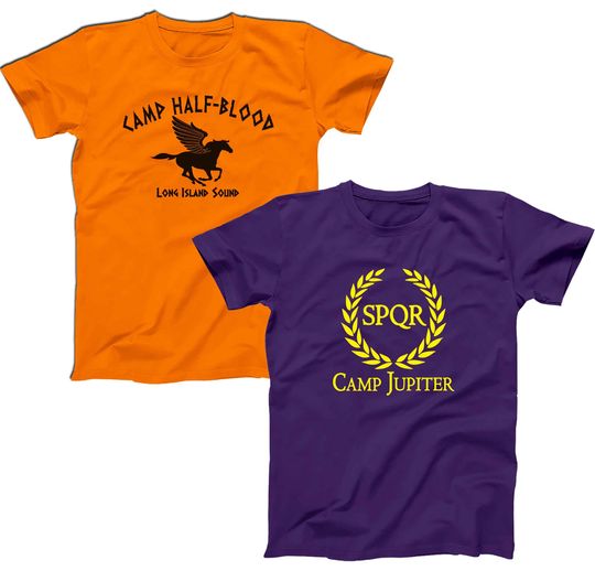 Camp Half Blood Shirt Camp Jupiter Shirt Percy Jackson Demigod Annabeth Halloween costume Shirts Birthday Party favors CHB Book Lover Gift