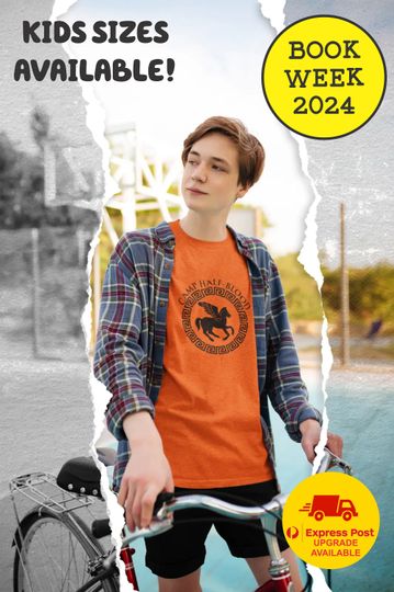 Percy Jackson - Camp Half Blood T Shirt - Kids Sizes - Perfect for BOOK WEEK 2024
