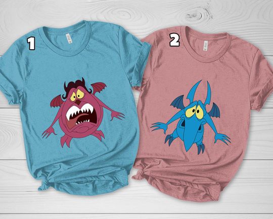 Disney Pain and Panic Halloween Matching Shirt, Funny Animal Antagonists Couple Shirt