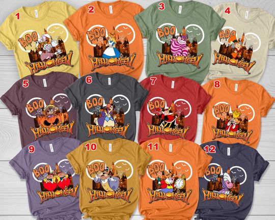 Disney Alice in Wonderland Shirt, Movie Characters Shirt, Disney Halloween Shirt