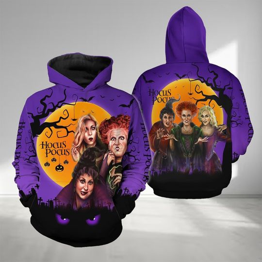 Discover Hocus Pocus Halloween Night Shirt, Halloween Party Sweatshirt