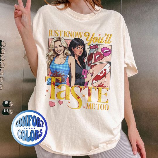 Discover Just Know You'll Taste Me Too Comfort Colors T-Shirt | Song Lyrics Tee | Lyrics Fan New Album Tee | Taste of tea | Music Lover | Concert tea