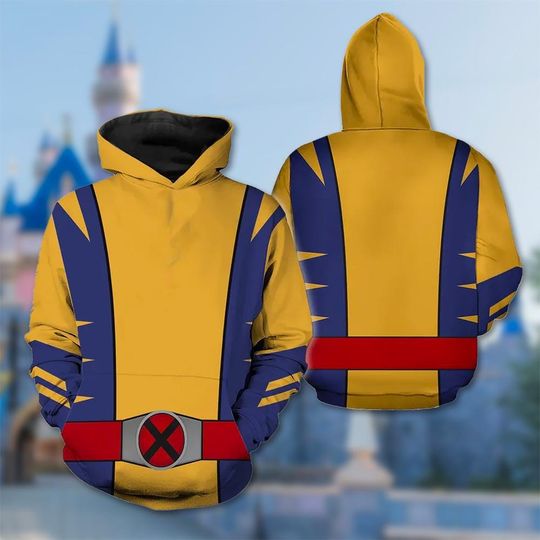 Logan Wolverine Hoodie, Deadpool & Wolverine 3D Adult Hoodie