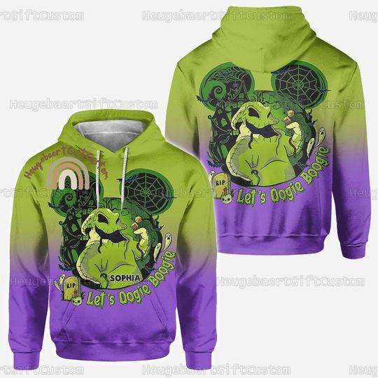 Discover Halloween Oogie Boogie Shirt, Nightmare Before Christmas Shirt, Horror Movie 3D Hoodie