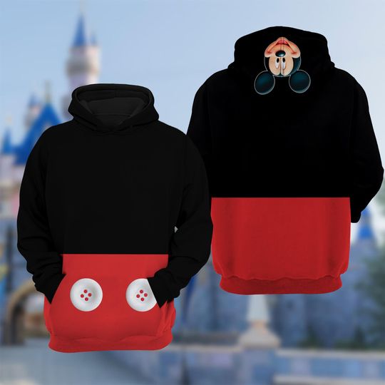 Discover Mickey Mouse 3D , Mickey Halloween Costume For Family Group Hoodie