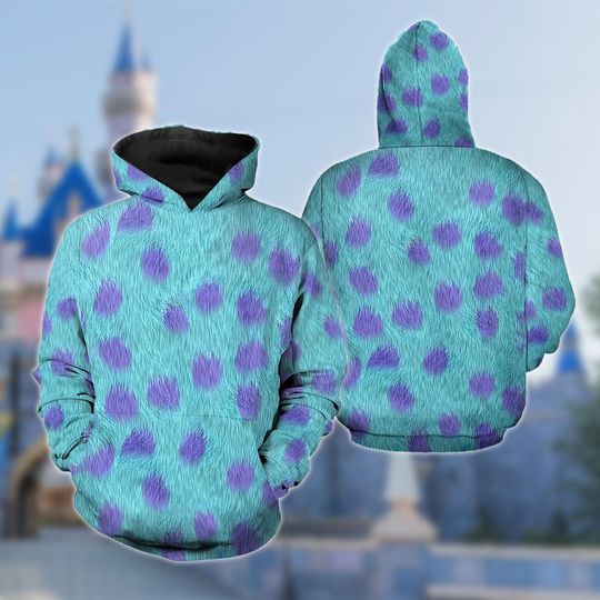 Monsters Inc Costume  , James P. Sullivan Cosplay Costume Hoodie