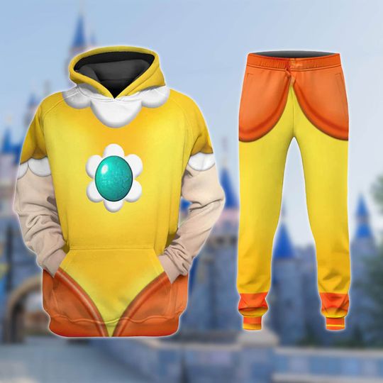 Princess 3D Costume Hoodie, Typing Game Character 3D Cosplay Costume Sweatshirt