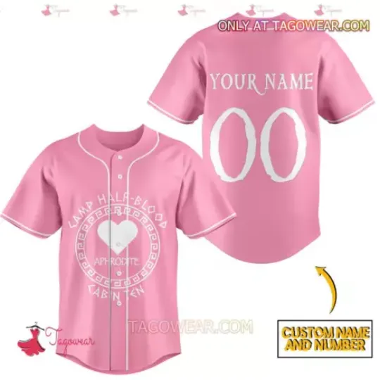 Personalized Camp Half Blood Cabin Ten Aphrodite 3D Jersey Shirt