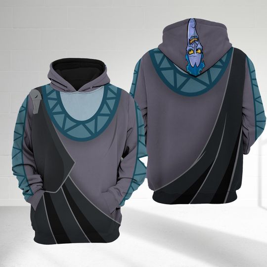 The Hades Costume 3D  , Hercules Antagonist Cosplay Costume Hoodie