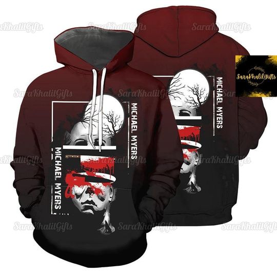 Discover Halloween Michael Myers Hoodie, Horror Character Sweatshirt, Scary Movie Tshirt