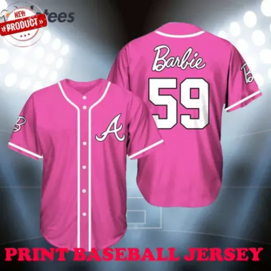 Hot Hot! Personalize! Braves-Barbie Night Game Shirt Giveaway 2024