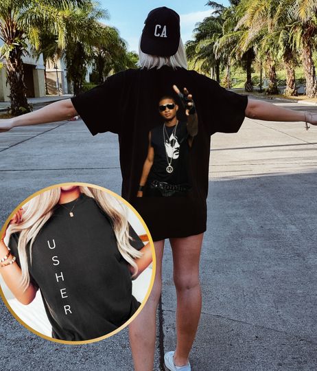 Discover Comfort Colors Usher Tour 2023 Shirt, Usher Raymond, Usher Concert Shirt, Usher My Way, Usher Shirt, Usher Vegas Concert