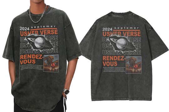 Discover USHER: Rendezvous  in Paris , Usher Movie Shirt, Usher Concert, Past Present Future Tour Shirt, Usher Concert Tshirt, Vintage Usher Tshirt