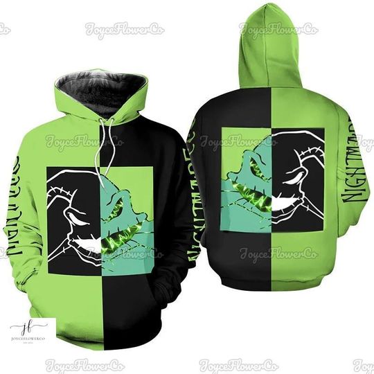 Halloween Oogie Boogie Costume Hoodie, The Nightmare Before Christmas 3D Hoodie