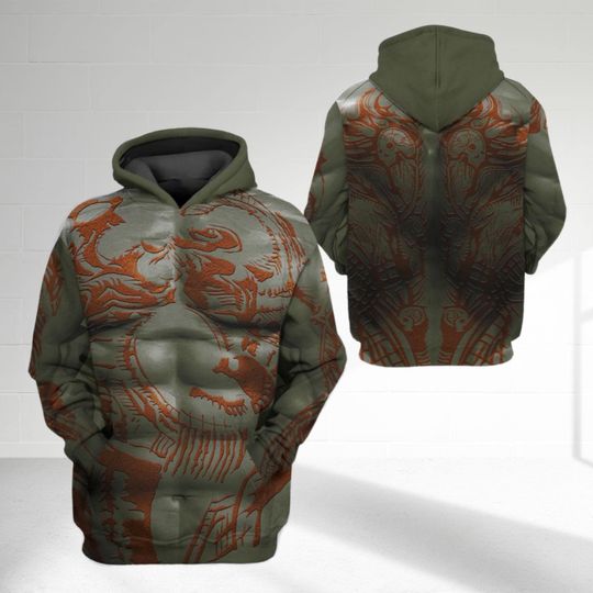 Guardian Of The Galaxy Costume 3D Hoodie, Drax 3D Cosplay Costume Sweatshirt