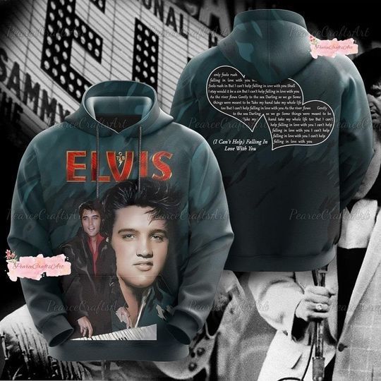 Elvis Presley Hoodies, Elvis Presley 3D Shirt, Elvis King Aesthetic Hoodie