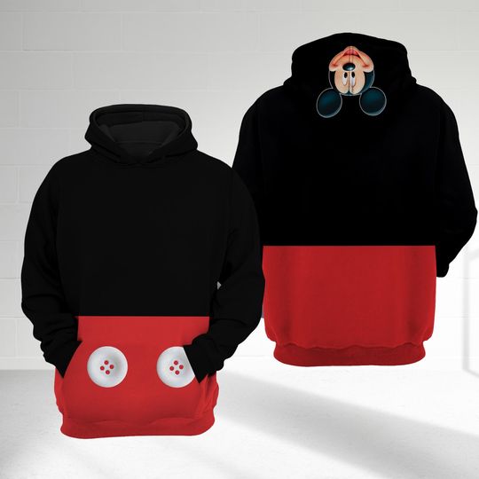 Mickey Mouse 3D T-Shirt, Mickey Halloween Costume For Family Group Hoodie