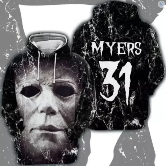 Michael Myers Halloween Horror Movie 3D HOODIE US Size All Over Print Best Price