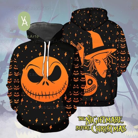 Discover Jack Skellington Shirt, Lock Shock Barrel Shirt, Halloween Skeleton Shirt, Nightmare Before Christmas Hoodie, Gift For Halloween