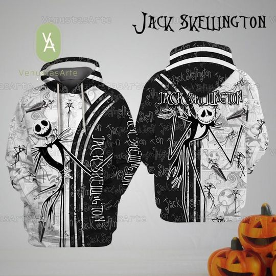 Jack Skellington Halloween Shirt, Nightmare Before Christmas Hoodie, Jack And Sally Shirt, Disneyland Halloween Shirt, Halloween Gift