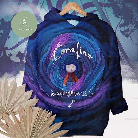 Discover Coraline Button Doll Shirt, Coraline Hoodie, Coraline Movie Shirt, Coraline Crewneck Sweatshirt, Horror Cartoon Shirt, Coraline Fan