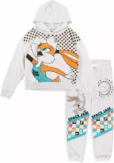 Discover FREEZE Girls' Space Jam Lola Hoodie and Jogger Clothing Set - Space Jam A New...