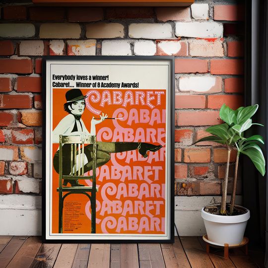 Discover Cabaret Movie Poster, Vintage Movie Poster, Vintage Film Art, Classic Movie Poster, Retro Movie Poster, Movie Poster Wall Art