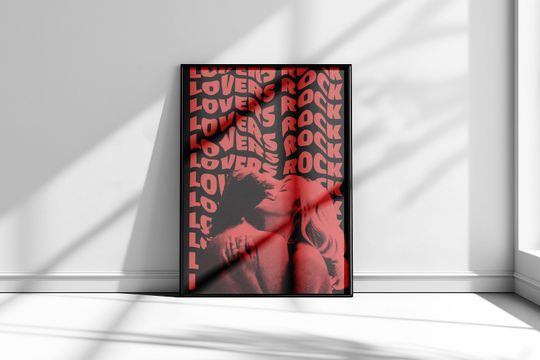 Discover Lovers Rock Song TV Girl Poster | TV Girl Print | French Exit Poster | Music Gift