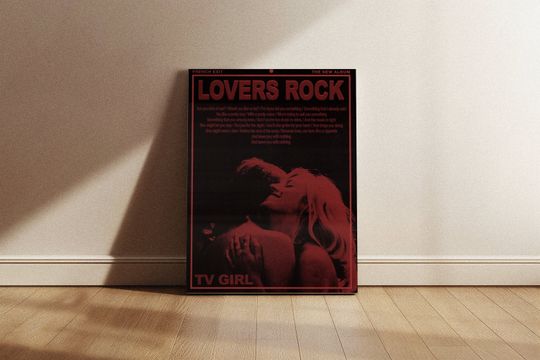 Discover Essential TV Girl Lovers Rock Song Poster | TV Girl Print | French Exit Poster | Music Gift