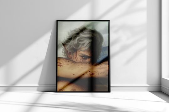 The Pale Elf Astarion Poster Canvas Art | Baldurs Gate Poster | Baldurs Gate Oil Painting