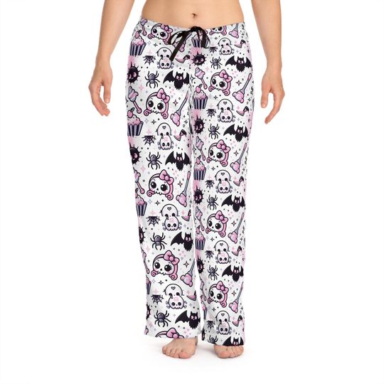 Discover Spooky Women's Pajama Pants (AOP)