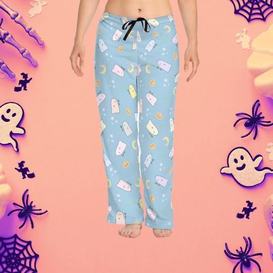 Discover Halloween Pajamas, Lounge Pants For Women Halloween Sleepover, High Waist Comfy Pants, Birthday Gift For Her Bestfriend, Festive Pajamas