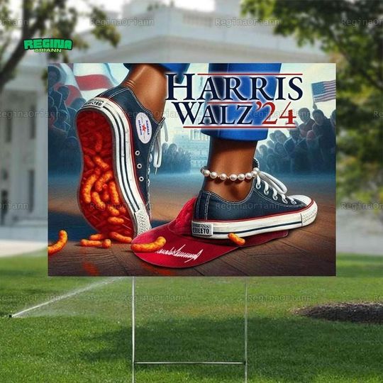 Discover Harris 2024 Yard Sign, Chucks And Pearls Lawn Sign, Kamala Chucks And Pearls Sign, Harris 2024 Sign, Harris For President Sign