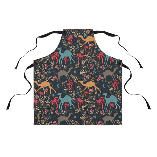 Discover Colorful Camels Apron (AOP)