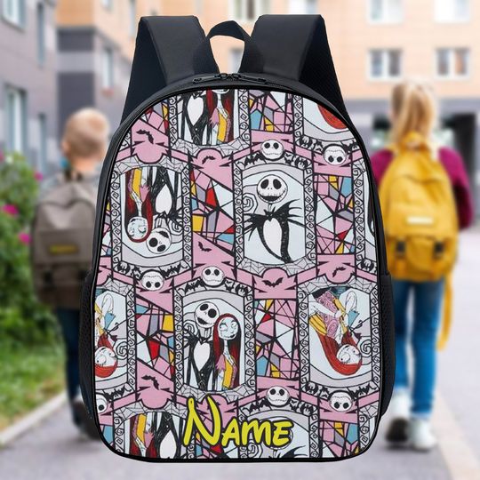 The Nightmare Before Christmas Backpack, Sally Doll Jack Skellington Bottle, Cartoon Horror Movie Lunch Bag, Sally Jack Character Backpack