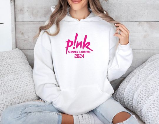 Discover P!nk Pink Singer Summer Carnival 2024 Tour Hoodie | Pink Fan Lovers Shirt | Trustfall Album Tour Hoodie | Pink t | Pink Concert Hoodie