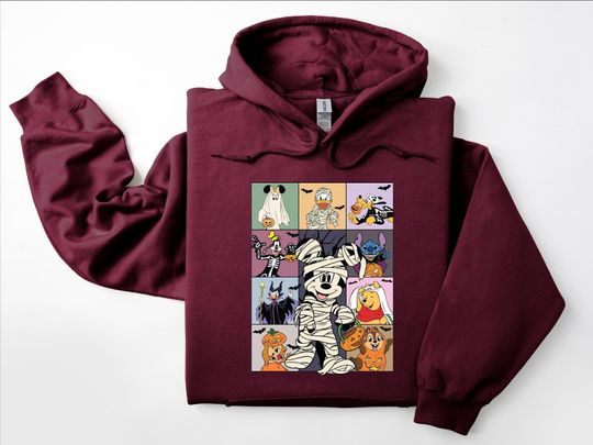 Discover Disney Halloween Hoodie, Halloween Shirt, Family Disney Trip, Disney Shirt, Mickey Mouse, Spooky Season Hoodie, Fall Shirt