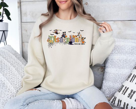 Disneyland Halloween Sweat, Spooky Mickey Sweatshirt, Mickey Mouse Friends Halloween, Halloween Sweat, Mickey Mouse Halloween Sweat