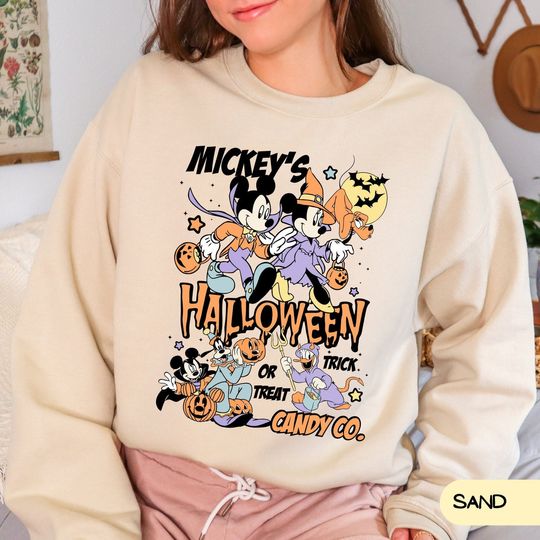 Magical Land Halloween Sweatshirt, Trendy Sweatshirt, Disneyland Sweatshirt, Halloween Sweatshirt